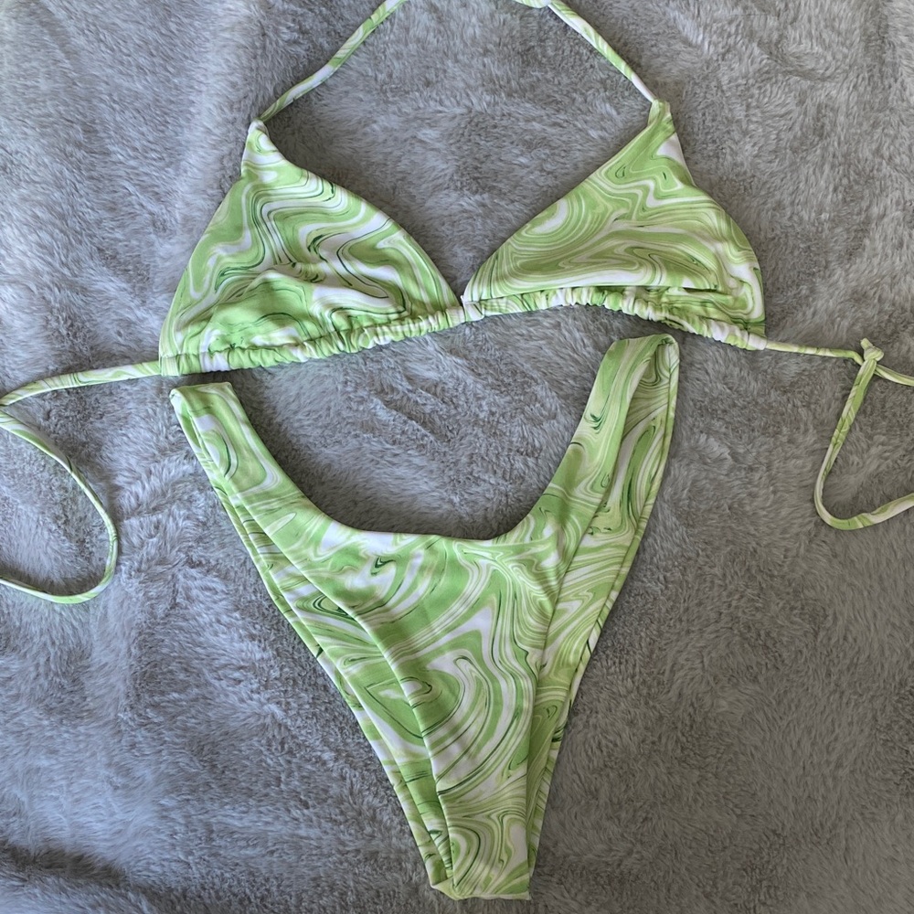 Gray Bandit Lagoon Bikini Set